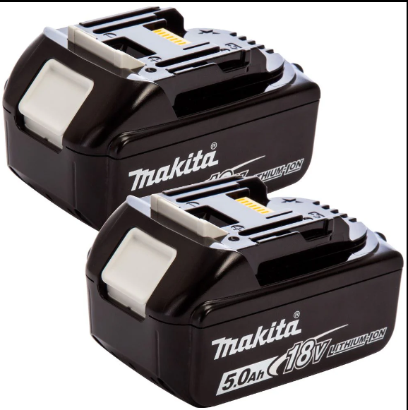 Makita BL1850B 18V LXT Li-ion 5.0Ah Genuine Battery 196673-6 Twin Pack